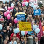 Bild 8 Demo für Alle in Stuttgart, am 5. April 2014 - 2.500 Bürger demonstrieren in Stuttgart für das Elternrecht