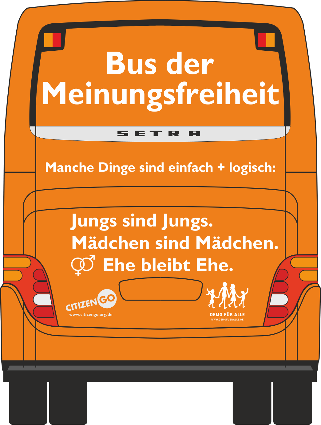 “Bus der Meinungsfreiheit” startet in München: Seien Sie dabei am Mi., 6. Sep. 15 Uhr am Stachus/Karlsplatz!
