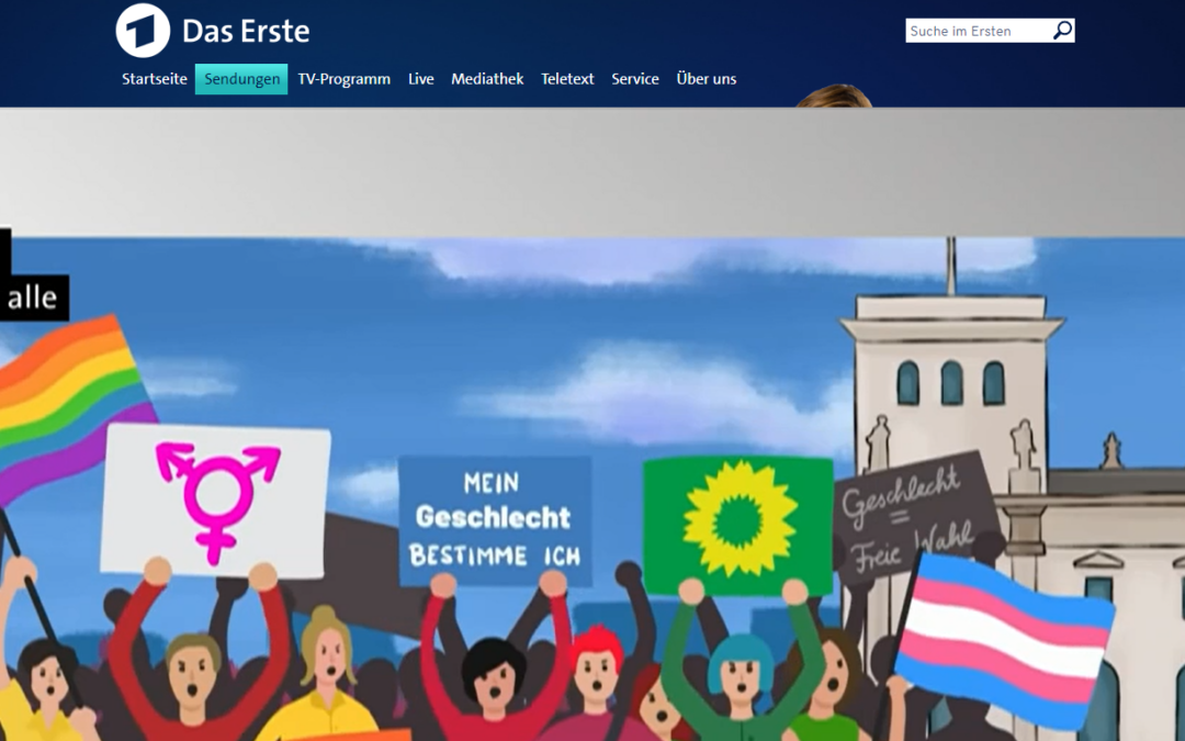 ARD diffamiert DemoFürAlle wegen Kritik am Trans-Hype