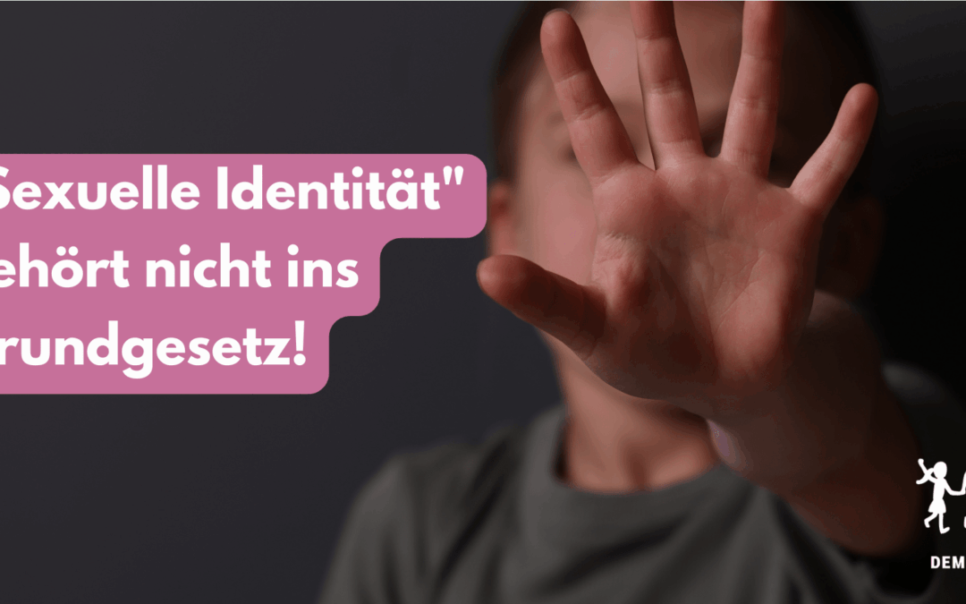 Faltblatt: „Sexuelle Identität“ gehört nicht ins Grundgesetz!